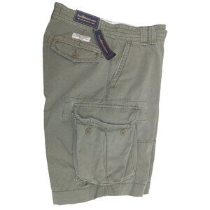 NEW Vintage Ralph Lauren Gellar Fatigue Cargo Shorts! 29 30 32  Weathered Green